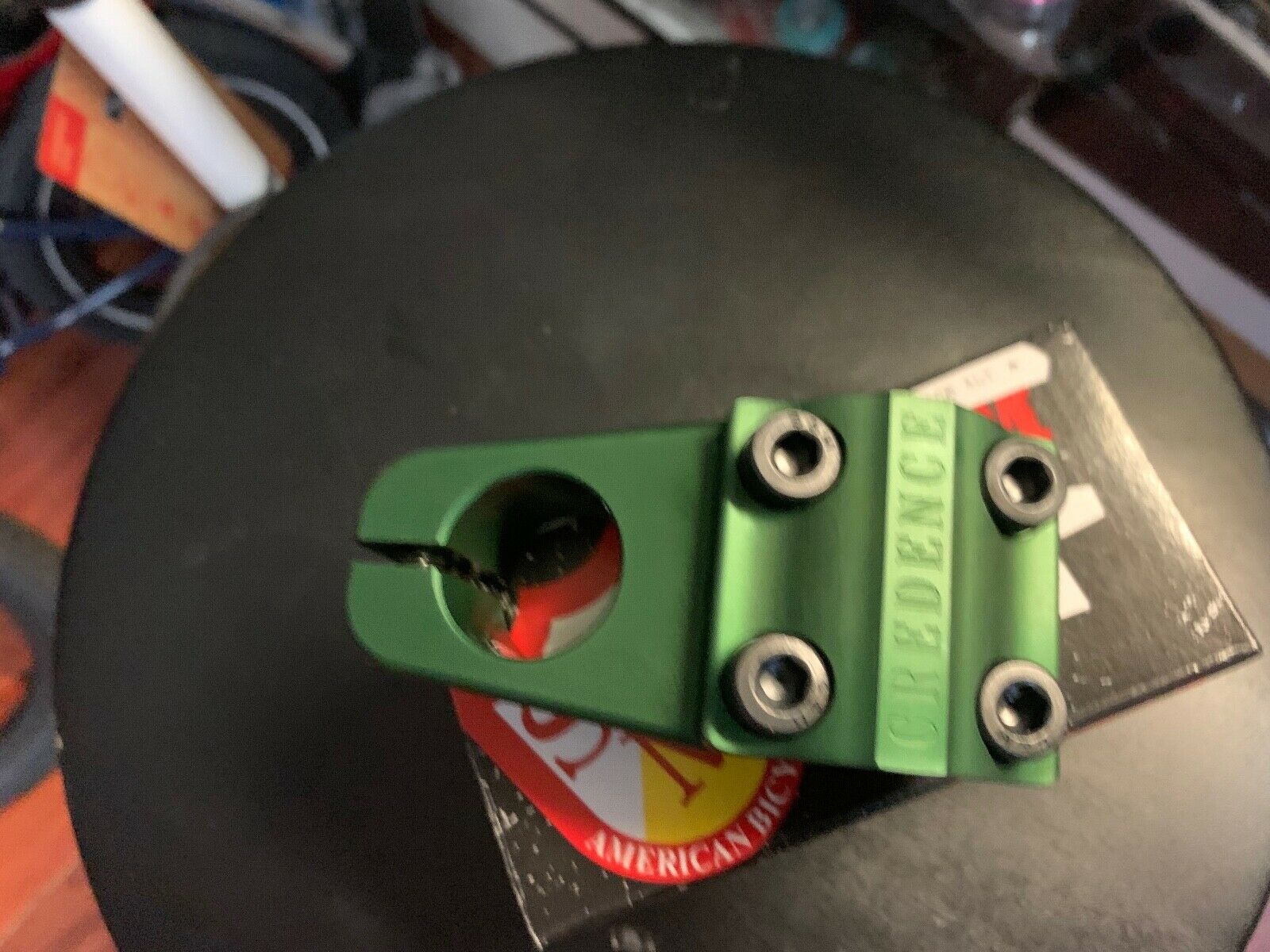 S&M BIKES CREDENCE TURTLENECK GREEN STEM TURTLE NECK CCR 52 CHALLENGER BIKE BMX