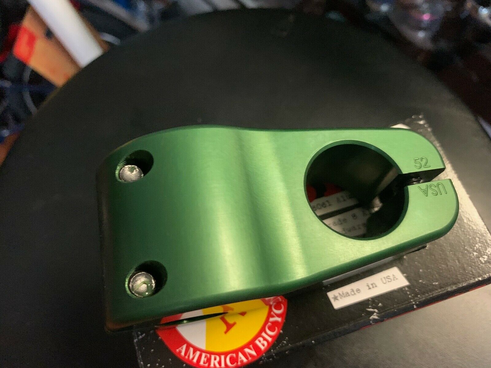 S&M BIKES CREDENCE TURTLENECK GREEN STEM TURTLE NECK CCR 52 CHALLENGER BIKE BMX