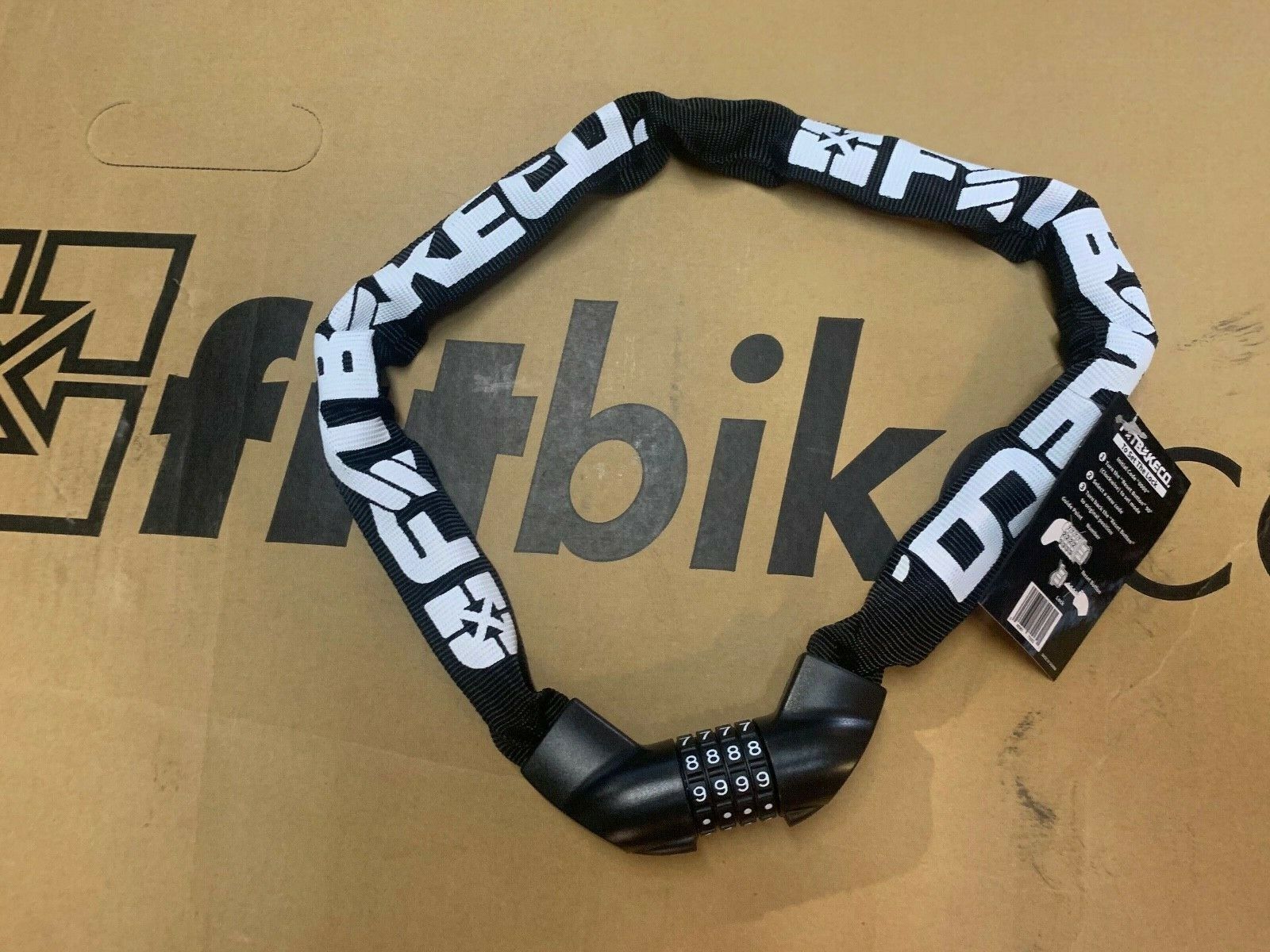 FIT BMX BIKE CHAIN LOCK COMBO COMBINATION BIKES  RESETTABLE SHADOW 