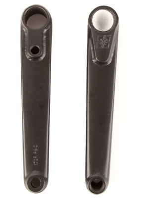 FIT BIKES BLUNT 24 MM CRANKS MATTE BLACK 175 170 165