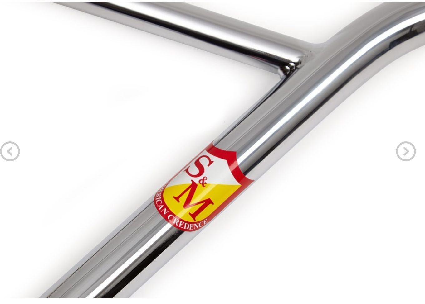 S&M BIKES CCR 9.25 XL CREDENCE BARS CHROME HANDLEBARS