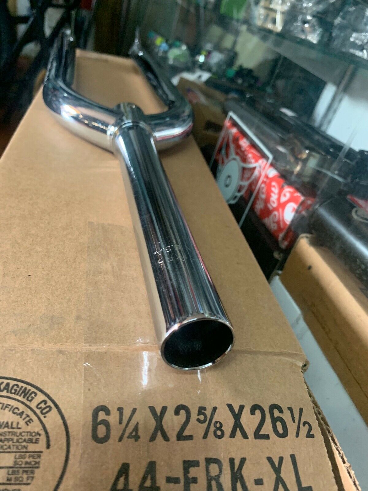 S&M BIKES POUNDING BEER 29 INCH BMX FORK CHROME 29" USA BIKE LANDING GEAR SE